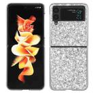 For Samsung Galaxy Z Flip4 Glitter Powder Shockproof TPU Phone Case(Silver) - 1