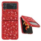 For Samsung Galaxy Z Flip4 Glitter Powder Shockproof TPU Phone Case(Gold) - 5