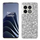 For OnePlus 10 Pro Glitter Powder Shockproof TPU Phone Case(Silver) - 1