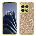 For OnePlus 10 Pro Glitter Powder Shockproof TPU Phone Case(Gold) - 1
