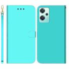 For OnePlus Nord CE 2 Lite 5G Imitated Mirror Surface Horizontal Flip Leather Phone Case(Mint Green) - 1