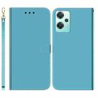 For OnePlus Nord CE 2 Lite 5G Imitated Mirror Surface Horizontal Flip Leather Phone Case(Blue) - 1