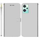 For OnePlus Nord CE 2 Lite 5G Imitated Mirror Surface Horizontal Flip Leather Phone Case(Silver) - 1