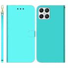 For Honor X8 Imitated Mirror Surface Horizontal Flip Leather Phone Case(Mint Green) - 1