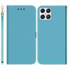 For Honor X8 Imitated Mirror Surface Horizontal Flip Leather Phone Case(Blue) - 1