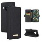 For Nokia X20 / X10 MUXMA MX115 Cross Texture Oil Edge Flip Leather Phone Case(Black) - 1