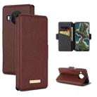 For Nokia X20 / X10 MUXMA MX115 Cross Texture Oil Edge Flip Leather Phone Case(Red) - 1