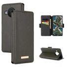 For Nokia X20 / X10 MUXMA MX115 Cross Texture Oil Edge Flip Leather Phone Case(Grey) - 1