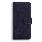 For Infinix Hot 12 Tiger Embossing Pattern Horizontal Flip Leather Phone Case(Black) - 2