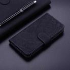 For Infinix Hot 12 Tiger Embossing Pattern Horizontal Flip Leather Phone Case(Black) - 7