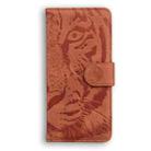 For Nokia C21 Plus Tiger Embossing Pattern Horizontal Flip Leather Phone Case(Brown) - 2