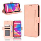 For BLU G71 Skin Feel Calf Pattern Leather Phone Case(Pink) - 1