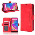 For BLU G71 Skin Feel Calf Pattern Leather Phone Case(Red) - 1