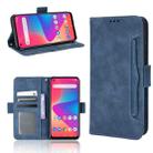 For BLU G71 Skin Feel Calf Pattern Leather Phone Case(Blue) - 1