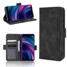 For BLU J9L Skin Feel Calf Pattern Leather Phone Case(Black) - 1