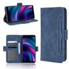 For BLU J9L Skin Feel Calf Pattern Leather Phone Case(Blue) - 1