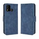 For BLU J9L Skin Feel Calf Pattern Leather Phone Case(Blue) - 1