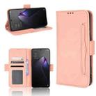 For OPPO Reno8 5G Skin Feel Calf Pattern Leather Phone Case(Pink) - 1