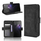 For OPPO Reno8 5G Skin Feel Calf Pattern Leather Phone Case(Black) - 1