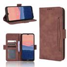 For Nokia C21 Skin Feel Calf Pattern Leather Phone Case(Brown) - 1