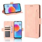 For ZTE Blade A52 Skin Feel Calf Pattern Leather Phone Case(Pink) - 1
