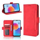 For ZTE Blade A52 Skin Feel Calf Pattern Leather Phone Case(Red) - 1