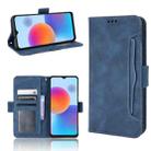 For ZTE Blade A52 Skin Feel Calf Pattern Leather Phone Case(Blue) - 1