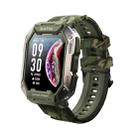 C20 1.71 inch TFT HD Screen Smart Watch, Support Heart Rate Monitoring/Blood Oxygen Monitoring(Green Camouflage) - 1