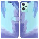 For OnePlus Nord CE 2 Lite 5G Watercolor Pattern Horizontal Flip Leather Phone Case(Winter Snow) - 1