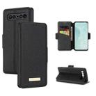 For Meizu 17 / 17 Pro MUXMA MX115 Cross Texture Oil Edge Flip Leather Phone Case(Black) - 1