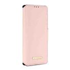 For Xiaomi Redmi K40 / K40 Pro MUXMA MX115 Cross Texture Oil Edge Flip Leather Phone Case(Pink) - 2