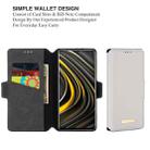 For Xiaomi Poco M3 MUXMA MX115 Cross Texture Oil Edge Flip Leather Phone Case(White) - 4