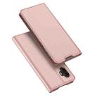 For Samsung Galaxy Xcover6 Pro DUX DUCIS Skin Pro Series Flip Leather Phone Case(Rose Gold) - 1
