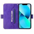 For iPhone SE 2022 / SE 2020 / 8 / 7 RFID Geometric Line Flip Leather Phone Case(Purple) - 3