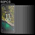 50 PCS 0.26mm 9H 2.5D Tempered Glass Film For Nokia C100 - 1