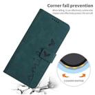 For Samsung Galaxy A02/M02 Skin Feel Heart Pattern Leather Phone Case(Green) - 3