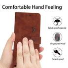 For Samsung Galaxy A32 5G Skin Feel Heart Pattern Leather Phone Case(Brown) - 7