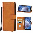 For Huawei nova 5z Leather Phone Case(Brown) - 1