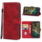 For Nokia C100 Leather Phone Case(Red) - 1