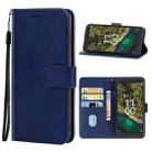 For Nokia C100 Leather Phone Case(Blue) - 1