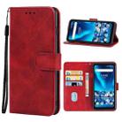 For UMIDIGI BISON 2 PRO Leather Phone Case(Red) - 1