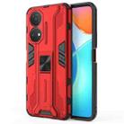 For Honor Play 30 Plus Supersonic PC + TPU Shock-proof Protective Phone Case(Red) - 1