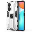 For Honor Play 30 Plus Supersonic PC + TPU Shock-proof Protective Phone Case(Silver) - 1