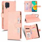 For Samsung Galaxy A23 4G / M22 4G Litchi Texture Zipper Leather Phone Case(Pink) - 1
