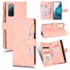 For Samsung Galaxy S20 FE 5G / 4G Litchi Texture Zipper Leather Phone Case(Pink) - 1