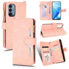 For OnePlus Nord N200 5G Litchi Texture Zipper Leather Phone Case(Pink) - 1