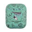 Wireless Earphone TPU Protective Case For AirPods 1 / 2(Green Paper Airplane Astronaut) - 1