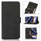 For OPPO Reno8 Pro KHAZNEH Matte Texture Leather Phone Case(Black) - 1