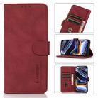 For OPPO Reno8 Pro+ KHAZNEH Matte Texture Leather Phone Case(Red) - 1