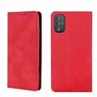 For Motorola Moto G Power 2022 Skin Feel Magnetic Horizontal Flip Leather Phone Case(Red) - 1